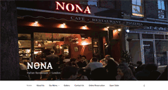 Desktop Screenshot of nonarestaurant.com